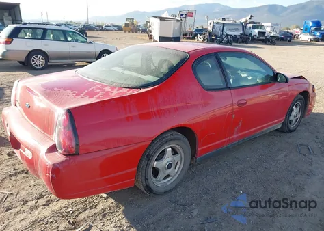 2005 Chevrolet Monte Carlo Ls из США, поврежденный, VIN 2G1WW12E359215076
